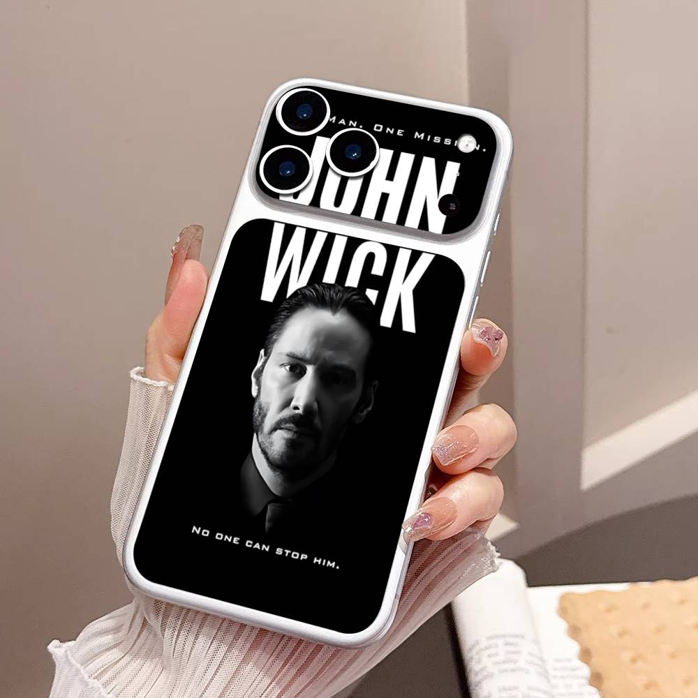 1pc Classic J-john Movie W-wick For IPhone 17 Pro/17 Pro Max Protective Film For Back, Camera(Not Phone Case) iPhone 17 Pro