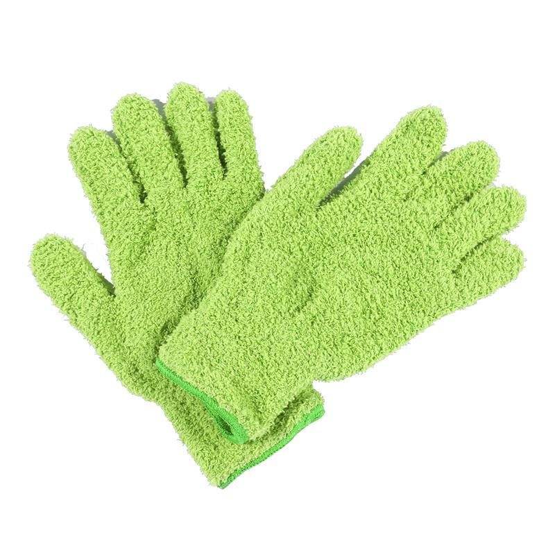 

1 Pair Blue Car Wash Cleaning Gloves Dusting Glove Car Wash Cleaning Gloves Fine Fiber Dusting Comfort Half Fleece Gloves зелёный