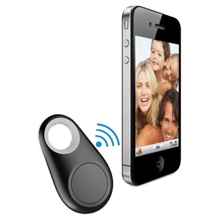 Alarme Bluetooth anti-vol pour Smartphone (iOS &amp; Android) - iTag - Blanc