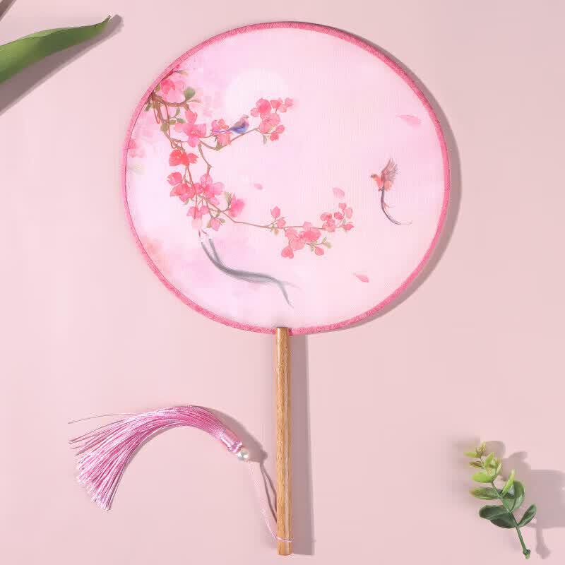 Chinese Ancient Style Round Hand Fan