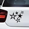18x15cm Five Different Star Types Car Sticker Waterproof Car Decal Vinyl Stickers Car Styling Accessories Pegatinas Para Coche