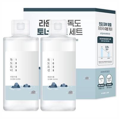Round Lab Dokdo Toner 200ml + Lotion 200ml Set, 1 Set