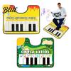 Toilet Piano Mat with Anti-Slip Backing  Waterproof Auto-Off Electronic Keyboard Mat  Toe Tapping Floor Musical for Bathroom