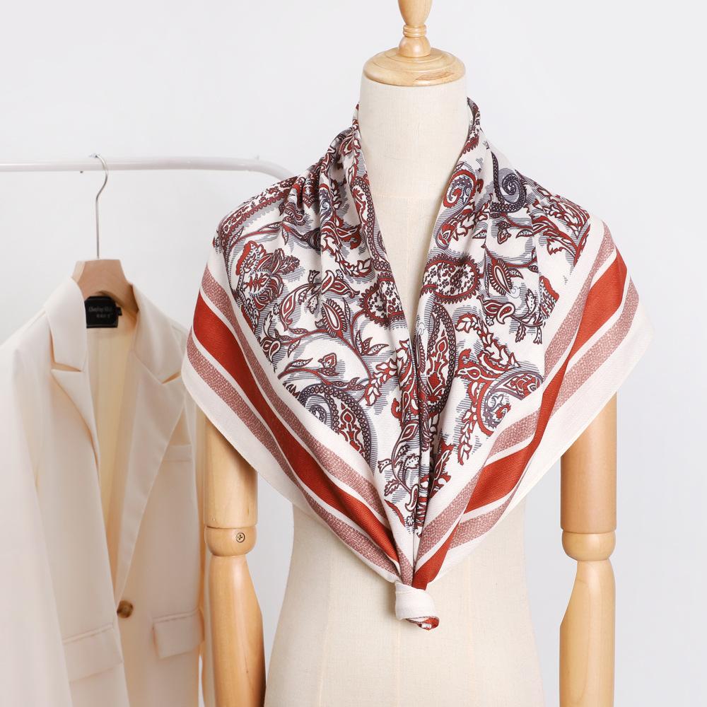 Wiosenno-letni satynowy długi szalik dla kobiet, szal z filtrem przeciwsłonecznym, modna scena piękna, satynowy długi szalik, uniwersalny szalik podróżny