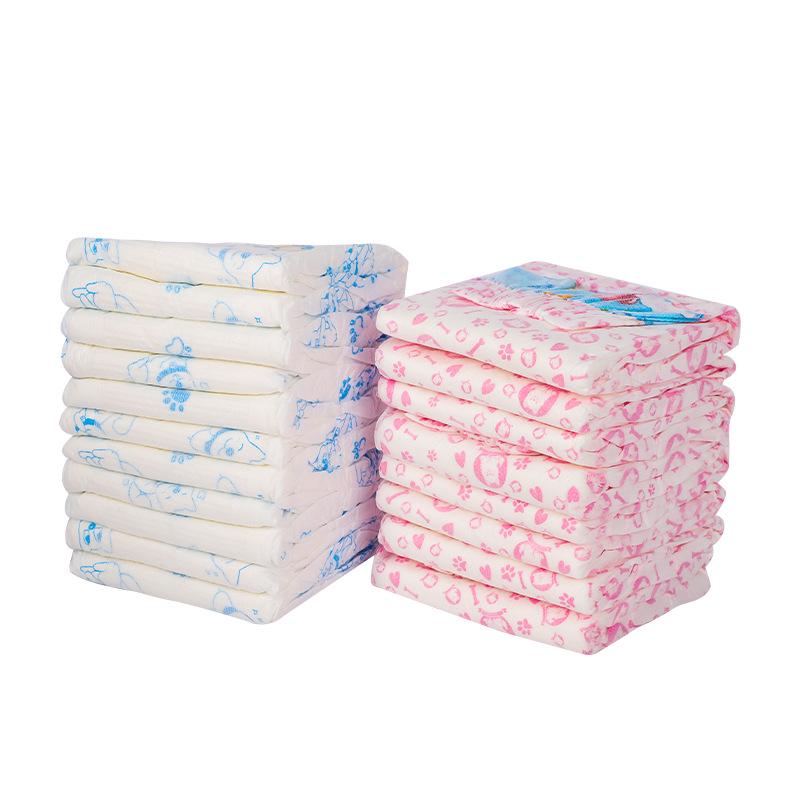 Dog Diapers for Females: Teddy, Corgi, Border Collie - Size Chart Included
