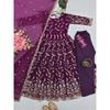 Indischer Pakistani Designer Anarkali Anzug Hochzeitsfeier Kleidung Ethnisch Salwar Kameez