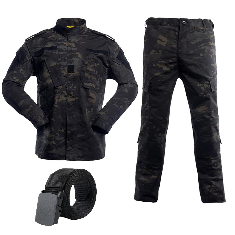 Outdoor Militäruniform Taktische Verschleißfeste Anzug Safari Herren Spezialeinheiten Mantel Hose Angeln Tarnung Jagdbekleidung