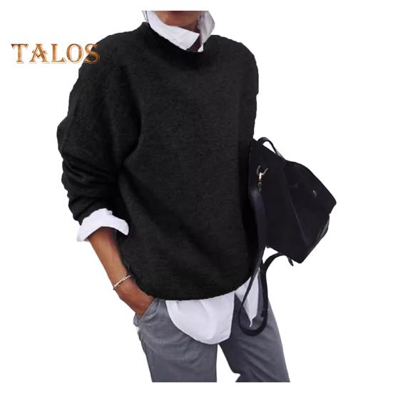 

Женский свитер с отворотом, длинный рукав, имитация двух частей, лоскутное цветное вязание, топы, эластичный, легкий, свободный крой, имитация двух частей, дизайн свитера 3XL