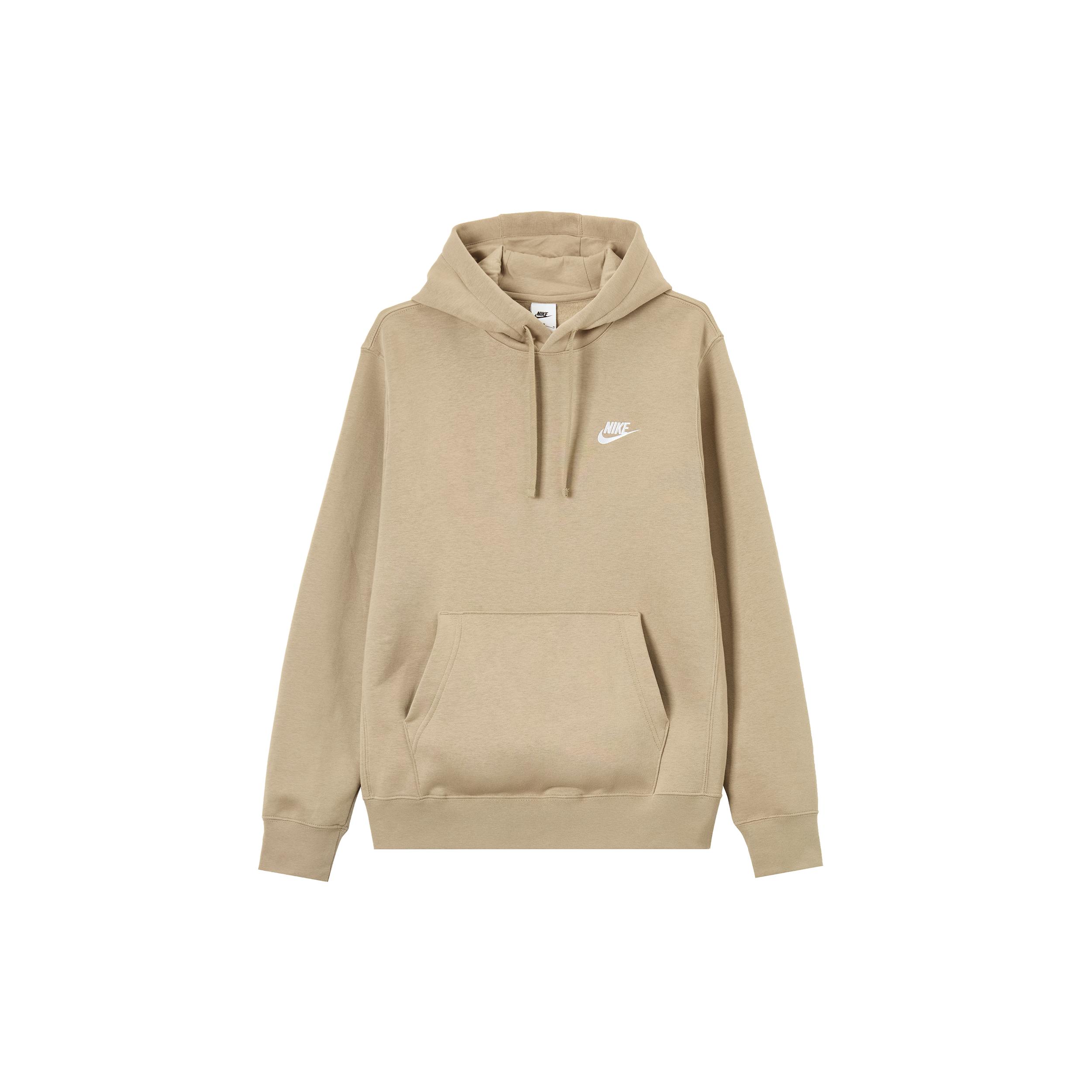 Nike Sweatshirts Men`s Khaki Hooded Moderate