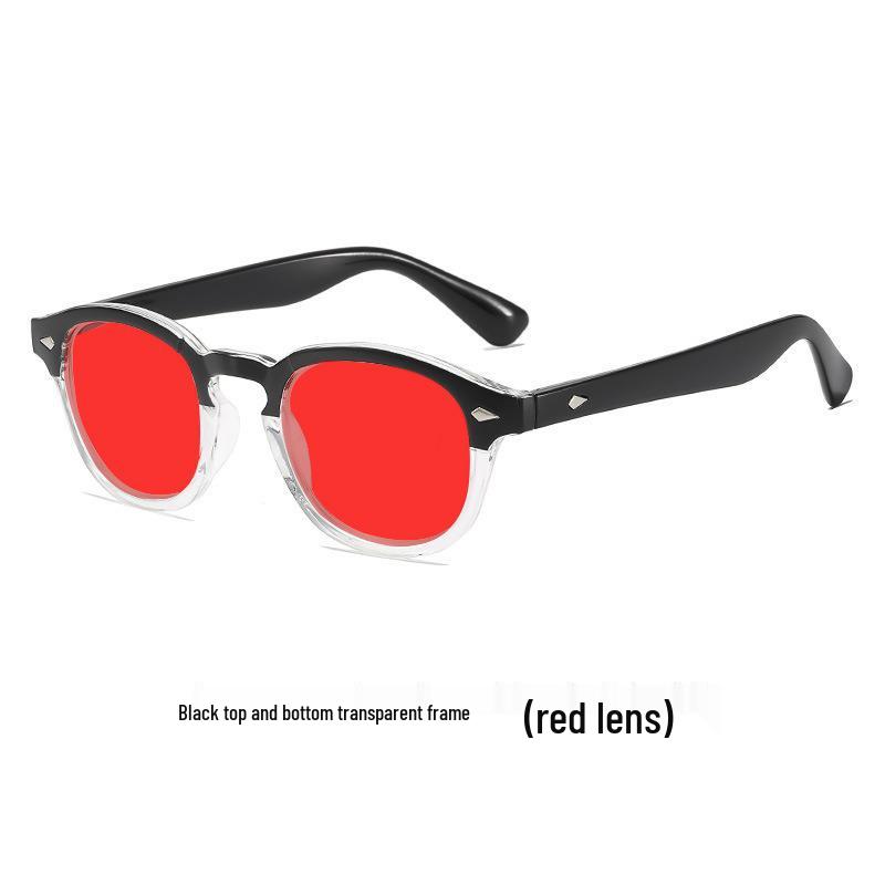 Y006 Unisex Night Vision Anti-Blue Light Glasses for Gaming and Screen Use, Yellow Flat Lenses