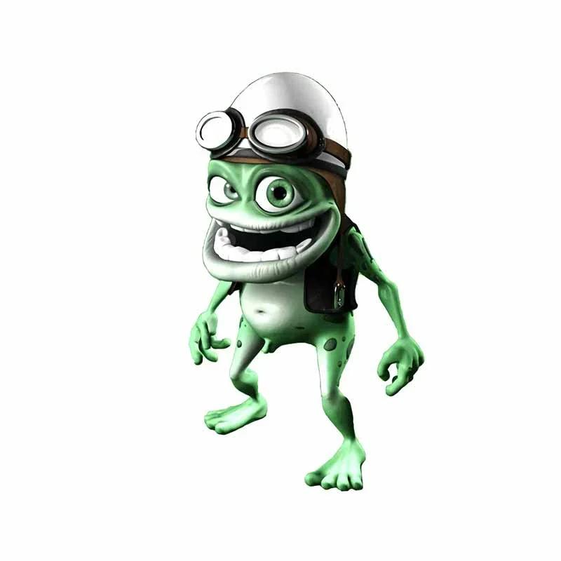 Funny Beautiful Anime Crazy Frog Car Sticker Waterproof Cover Scratch Funny Sticker Window Motorcycle Fine Decal Decor PVC
