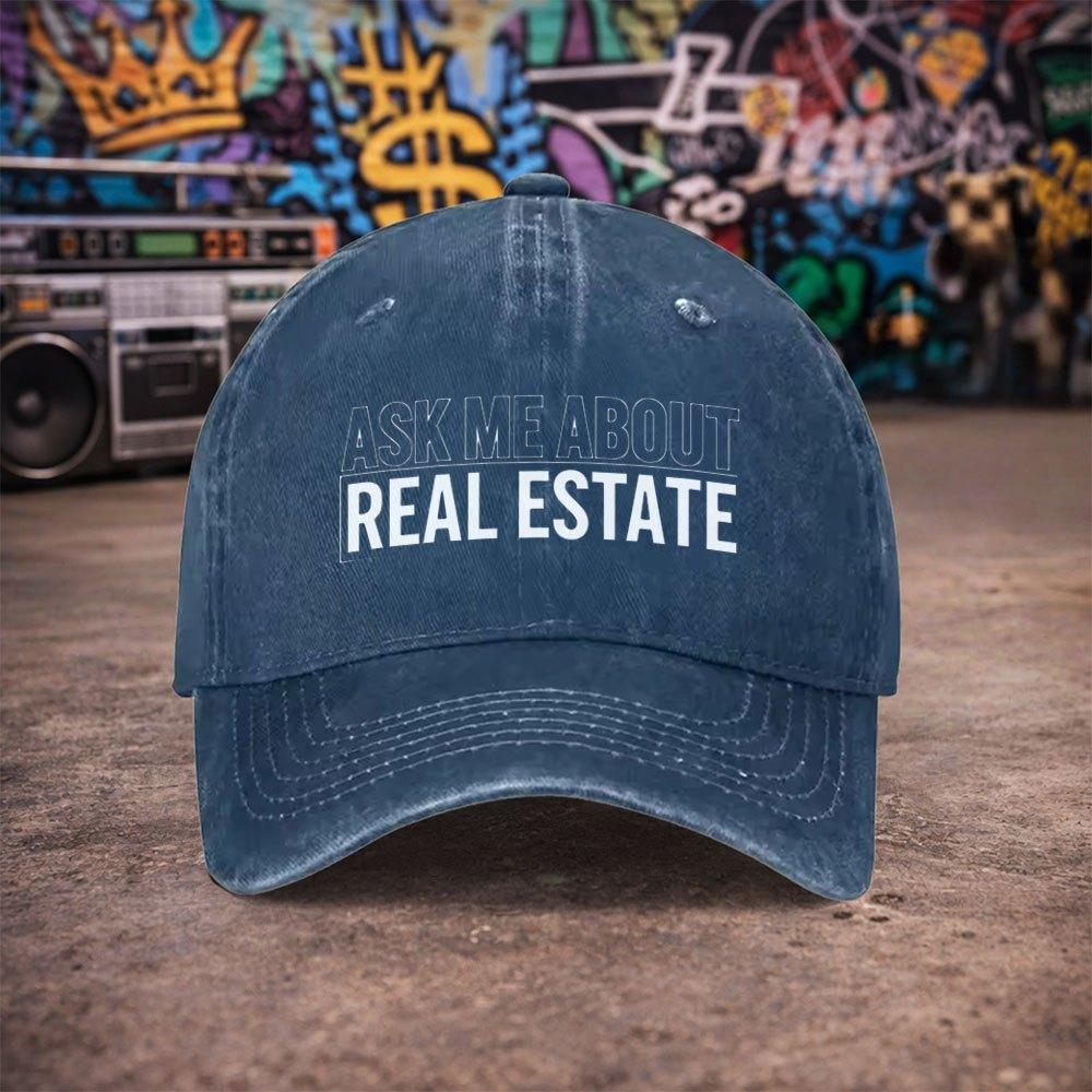 Pc Unisex Property Slogan Vintage Washed Baseball Cap UnisexS Trendy Hat Versatile Duckbill Cap Fun Print Unique Birthday