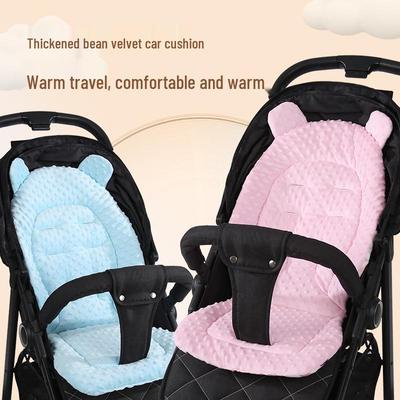 Thickened Cotton Seat Cushion for Baby Stroller & High Chair – Universal Fit for All Seasons
