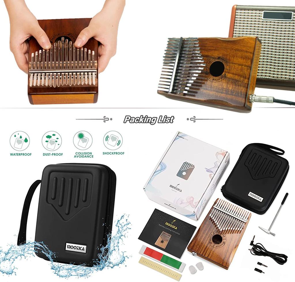 MOOZICA Kalimba 17-key K17K-EQ