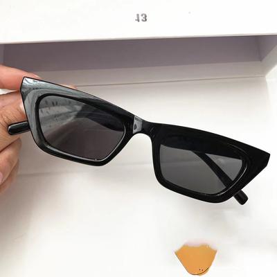 Flat Square Frame Concave Shape Glasses Women'S Rectangular Street Shot Sunglasses Trendy Men'S Big Face Retro Sunglasses