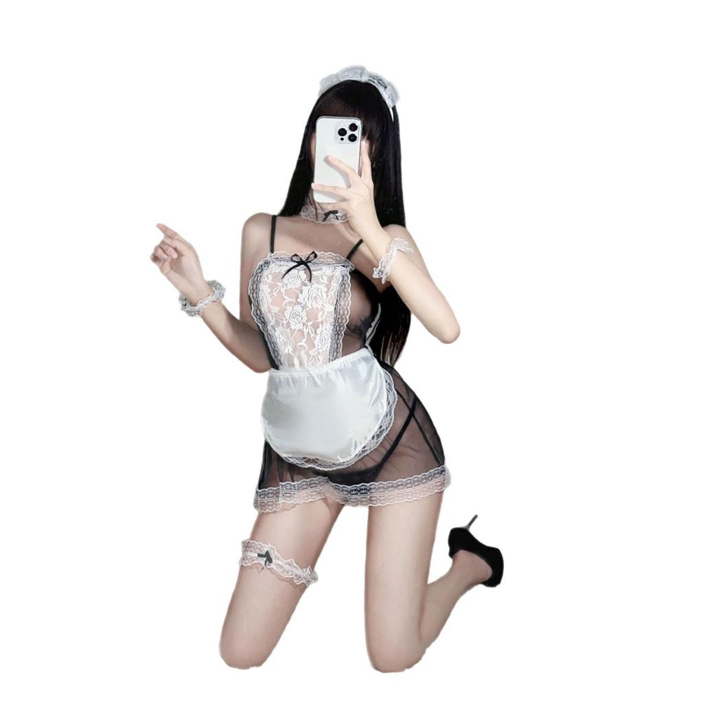 Sexy lingerie sexy maid outfit skirt uniform seduction lace cosplay costume maid outfit cos passion