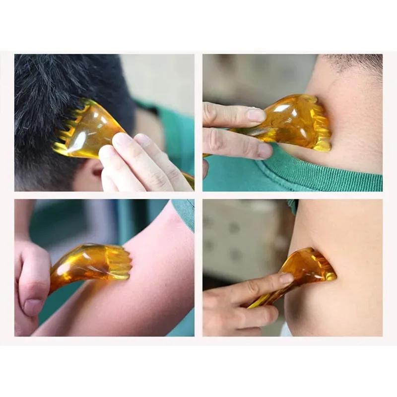 5PCS Head Massager Scalp Gua Sha for Body Neck Leg Massage Five-claw Head Scraping Stick Massage Scraping Claw Massage Visage