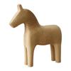 Horse Statue Blank Wood Ornament Unpainted DIY Animal Craft Sculpture for Desktop Tabletop Housewarming Party Decor