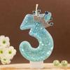 Peacock Blue Number Candles 0-9 for DIY Birthday Cakes – Elegant Design