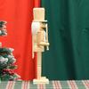 Christmas Nutcrackers Ornament, Wood Christmas Nutcrackers Soldier Figures Standing Decorations for Christmas