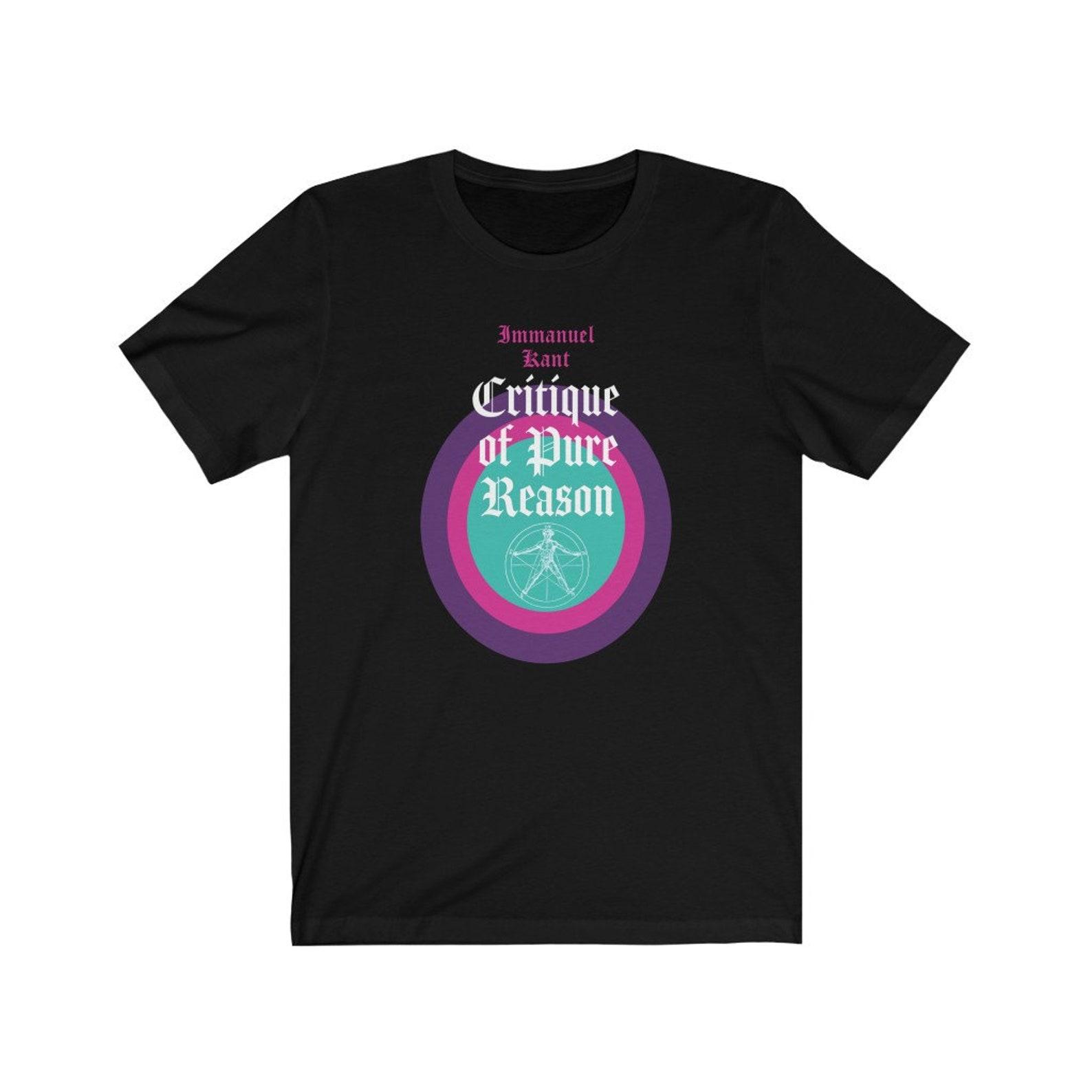 Kant Gothic Critique of Pure Reason Philosophy T-shirt M