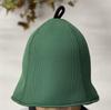 Hard Vihta Green Green Stitching Double Next Generation 3-Layer Polyester Mesh Material Extra Large Sauna Hat Reversible Original Product Unisex Roomy