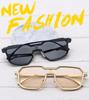 Punk Style One-piece Sunglasses For Men And Women Large Frame Polygonal Trendy Fashion Sunglasses