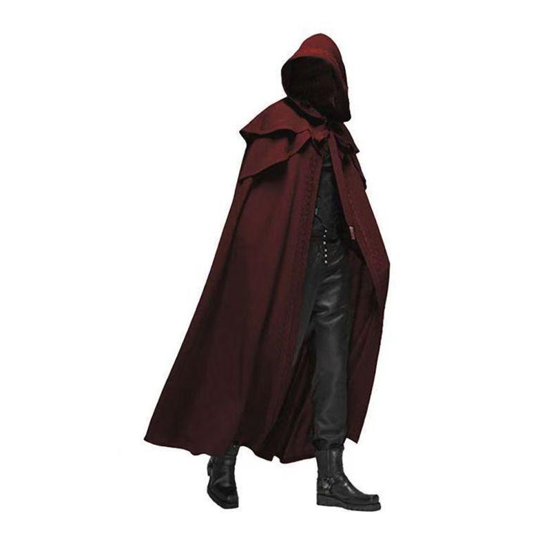 Unisex Black Halloween Cosplay Cloak Costume