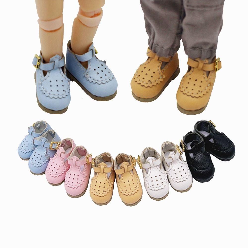 1 Pair Cute 1/12 Bjd Doll Shoes Flower 1/12 Bjd Casual Shoes Cute Obitsu 11 Doll Shoes  Obitsu11