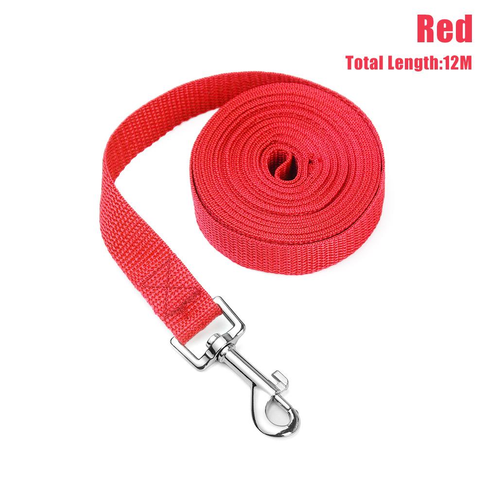 Colorful Nylon Belt Flexible Dogs Cats Traction Rope Walking Training Dog Leash Lead Strap