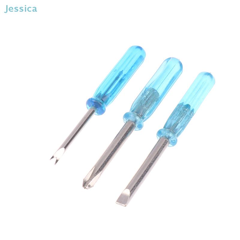 10Pcs Crystal Blue Handle Mini Screwdriver Set , Precision Screwdrivers Repair Tools for Electronics,Toys & Small Projects