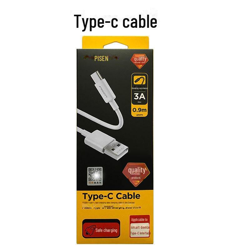 

Зарядный кабель PISEN 3-в-1 для устройств Apple и Android Type-c, 0.9m, box