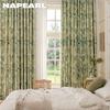 1PC NAPEARL Fresh and Healing Leaf Printed Curtains with 70-80% Shading for Bedroom Living Room Home Decor