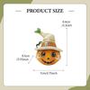 Halloween Pumpkin Statue Figurines Cute Resin Garden Accessory Sculpture Decoration for
