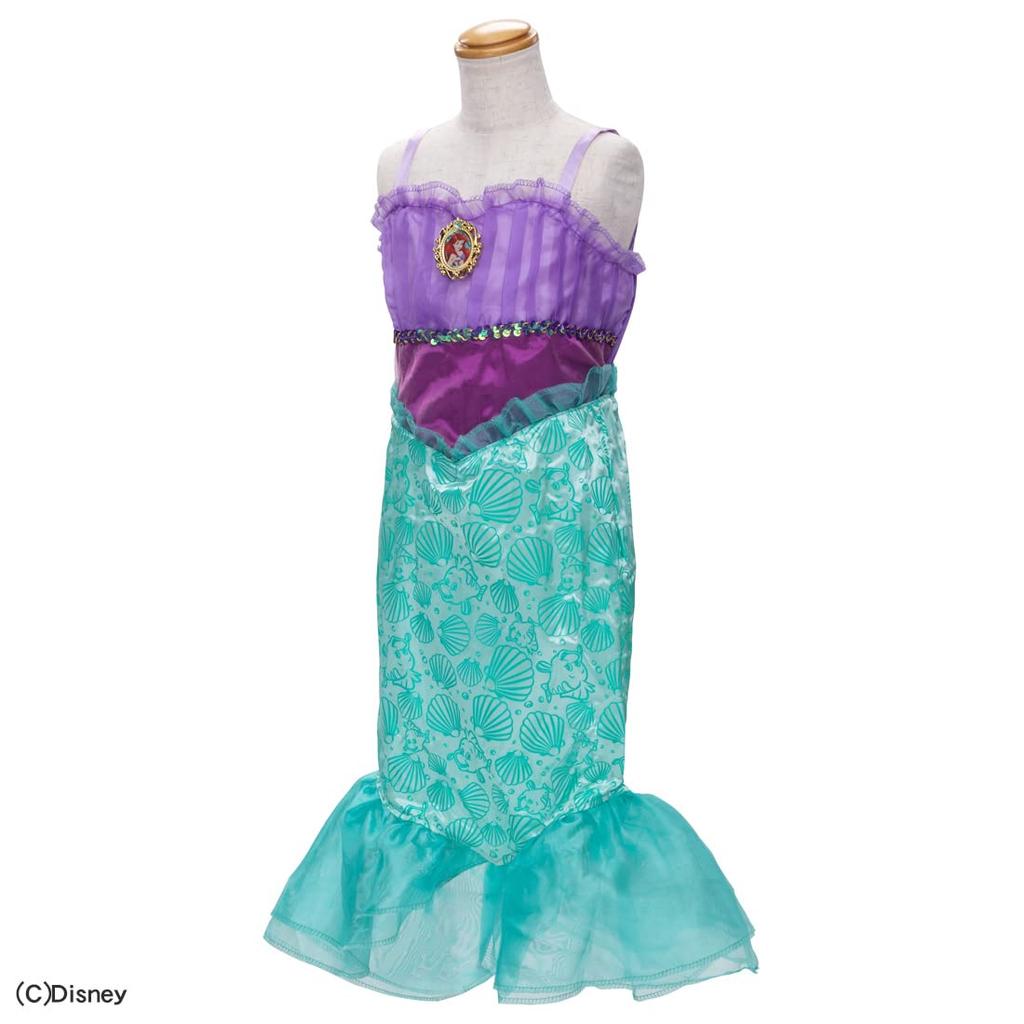 Domestic Takara Tomy Disney Princess Sparkly Dress Ariel [Official Product] 100cm-110cm