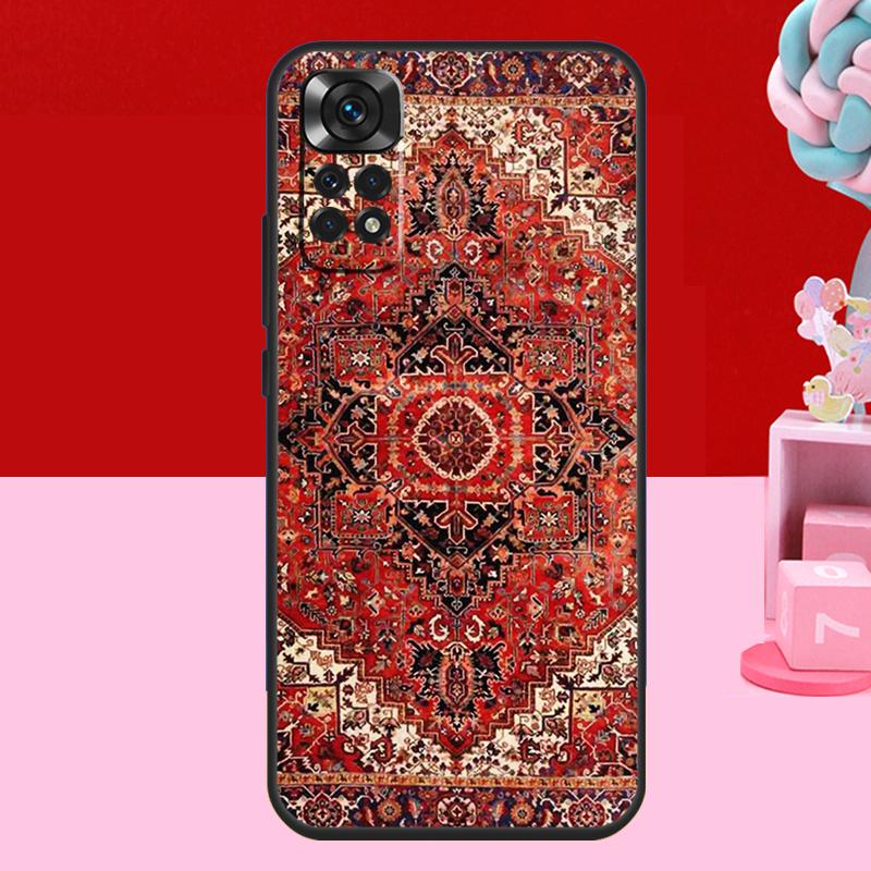Persian Rug Art Case For Xiaomi Redmi Note 11 10 12 13 14 Pro 11S 12S Redmi 15 C 14C 10C 12C 13C Soft Cover