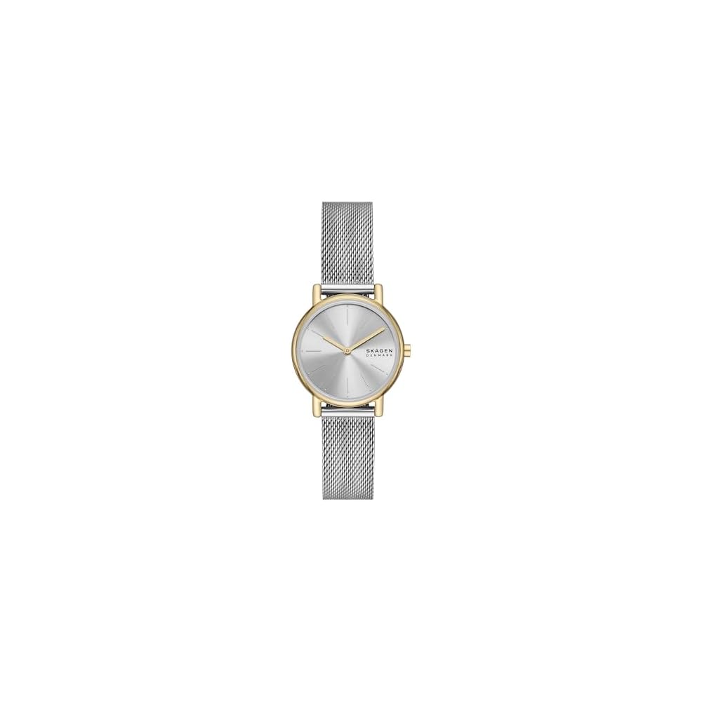 Skagen Signatur Lille SKW3153SET Women s Silver Watch with Stainless Steel Band and Minimalist Design