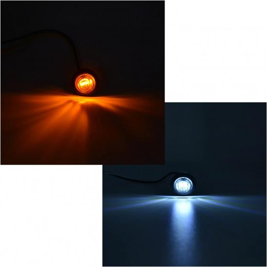 Universal ATV UTV SXS Turn Signal Horn Kit Street Legal Kit Handlebar Thumb Switch with LED Lights Flasher Relay Blinker Harness System (Kit N)