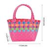 Colorful Plastic Basket for Mini Storage Holder Use 1Pcs Beach Bag