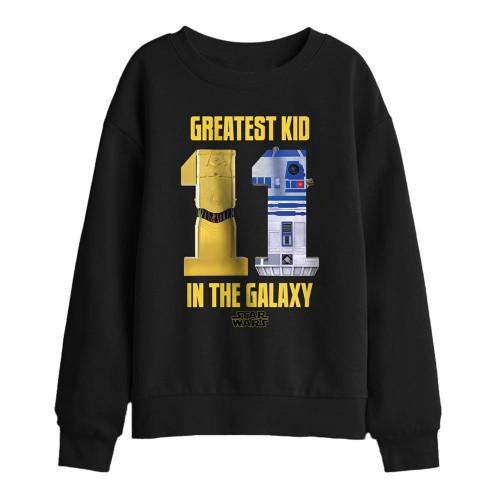 Star Wars Childrens/Kids Greatest Kid C3PO R2-D2 11th Birthday Sweatshirt