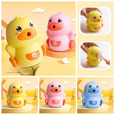 Pencil Cutting Tools Hand Crank Pencil Sharpener Pencil Cutter Sketching Duck Pencil Sharpener Writing Drawing
