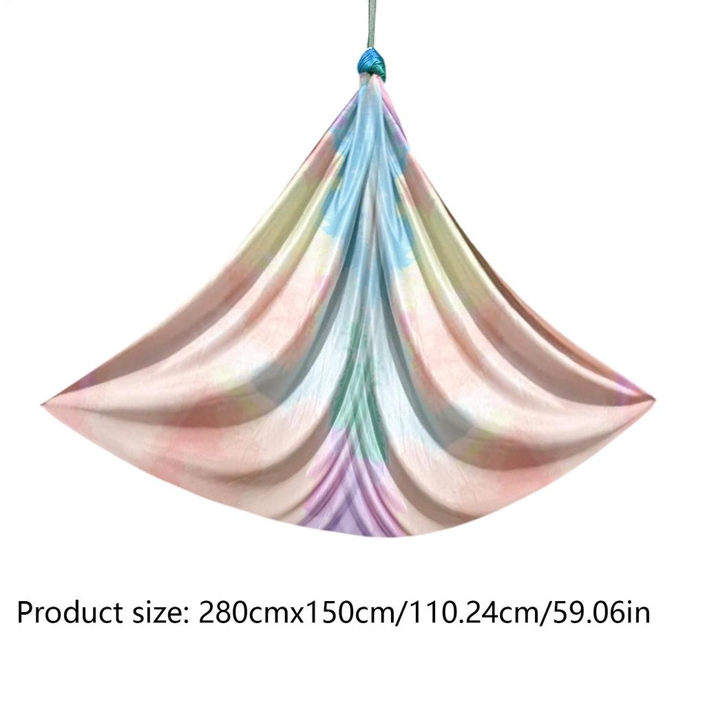 Elastische Sensorische Schaukel Hängematte Aerial Yoga Hängematte Verstellbare Aerial Yoga Hängematte für Erwachsene Heilende Hängematte Schaukelset Elastische Stoff Hängematte