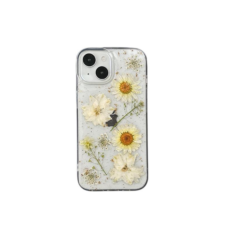 Summer Small Fresh Mobile Phone Case Is Suitable For Iphone17Promax Daisy Flower Apple 16 Models