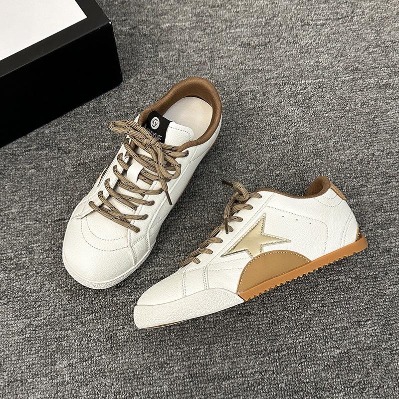 Alte schmutzige Schuhe Stern Turnschuhe Forrest Gump Schuhe flach rot Deutsche Trainingsschuhe Damen 2025 neu Sommer und Herbst Freizeit Sport