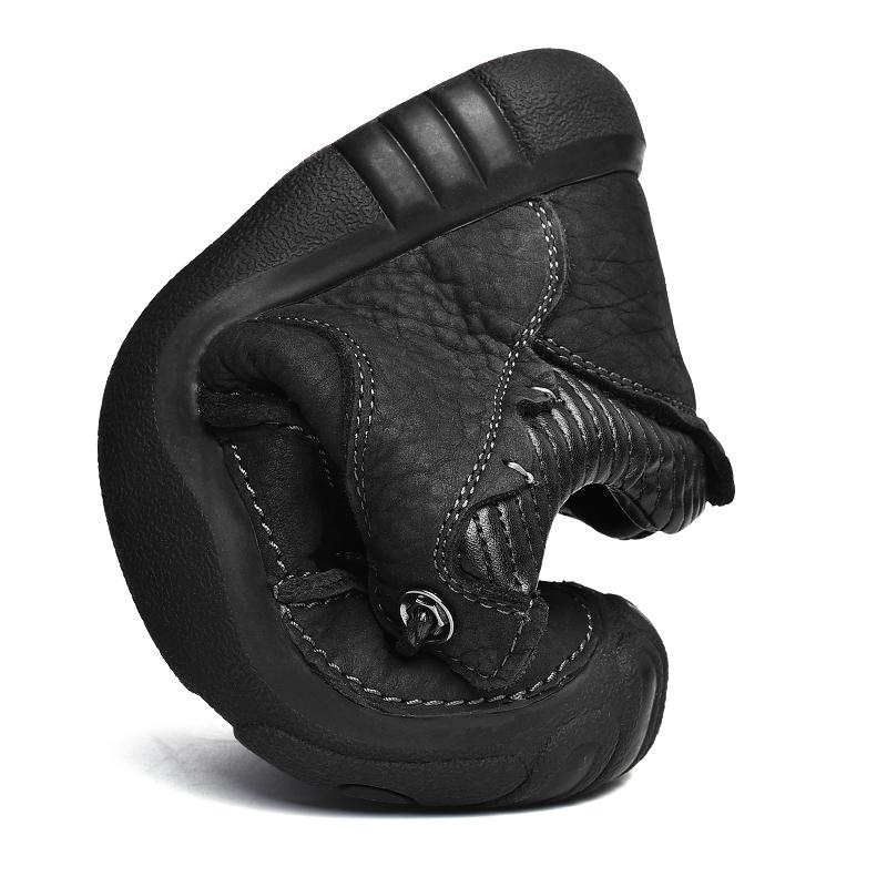 New Handmade Genuine Leather Men Sneakers Luxury Brand Designer Casual Shoes Outdoor Breathable Climb Men's Shoes Male Mocassins