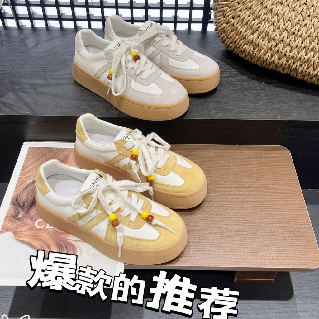 Thick-soled Non-slip Versatile Moral Training Shoes for Women's 2025 New Women's Shoes for Children, Popular Soft Soles, Light and Casual, Not Tired