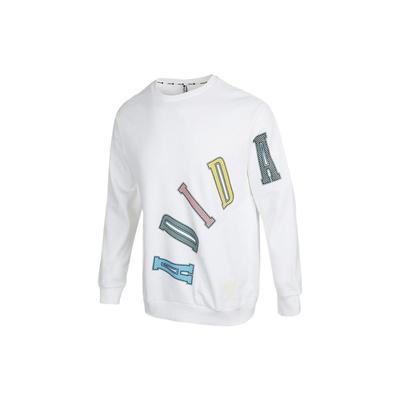 adidas Neo Logo Print Casual Sweatshirt Men Tops White HM9993