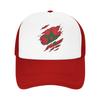 Morocco Flag Moroccan Mesh Baseball Caps Unisex Sport Sun Caps Hats Breathable Summer Trucker Caps