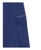 Lotaib Washed Cargo Cotton Pants - Blue