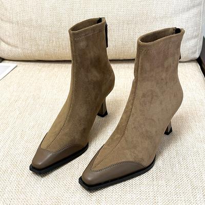 Fashion Women's Ankle Boots High Heels Pointed Toe Shoes Sexy Fashion Luxury Short Boots 2025 Winter Designer New Sexy Femlae Snow Botas